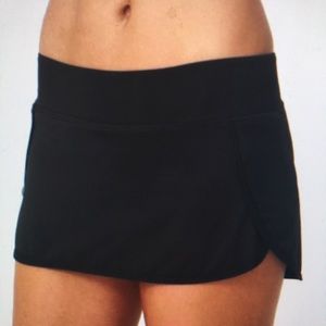 Athleta Kata Swim Skirt Black Size Medium